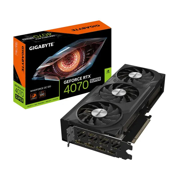 Gigabyte GeForce RTX 4070 SUPER WINDFORCE OC 12G Gigabyte GeForce RTX 4070 SUPER WINDFORCE OC 12G